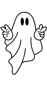 Friendly Ghost Mascot